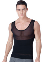 Belly vest mens shapewear slimming corset shaping sports fitness ultra-thin big belly summer beer corset