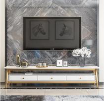 Nordic style marble TV cabinet coffee table combination set Modern simple small apartment living room bedroom light luxury furniture