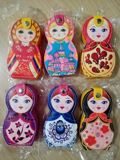 Russian Matryoshka Doll Nail Clippers Scissors Clip Six-Piece Set Harbin Tourist Souvenir Manzhouli Small Gift Present New
