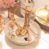 Nordic Ceramic jewelry rack Gold ring tray Jewelry box Necklace earrings storage shelf Desktop storage box