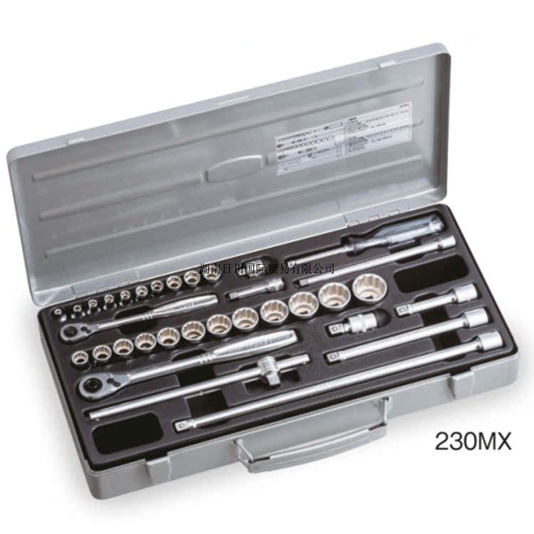 Japan TONE Maeda 230MX tool combination set metric machine repair socket wrench 33 sets imported