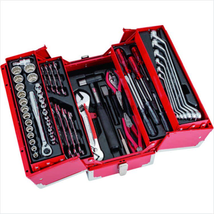 Japan TONE front field TSB430 machine repair with sleeve wrench combined V-shape 3-section toolbox 1 2