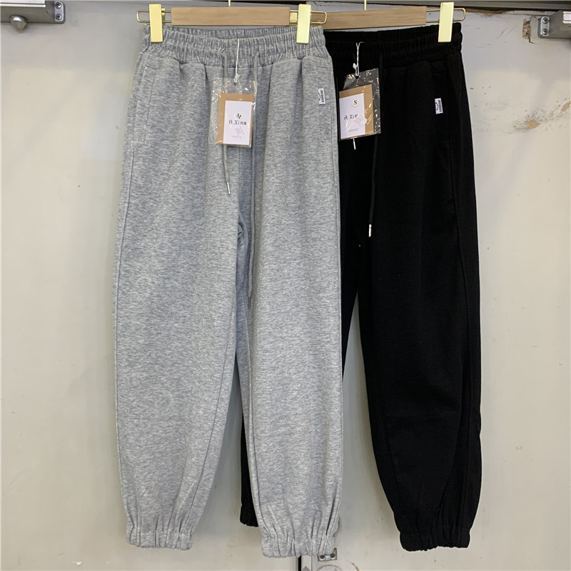 A XI Ah XI 2009 Wei pants women's summer 2021 thin section loose harem pants elastic waist thin sports drawstring pants