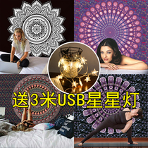 India foreign trade Mandara large tapestry beach towel cushion dormitory hanging cloth decoration background tablecloth yoga blanket