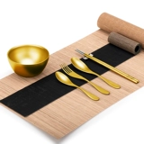 Комплект, палочки для еды, портативная элитная посуда, подарок на день рождения