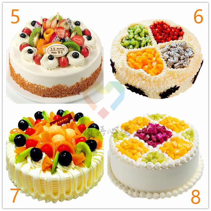 Fruit Supeach Birthday Cake Yuxi Zhaotong Chuxiong Chuxiong Pu'er Jinghong Baoshan Lijiang Linjiang Distribution
