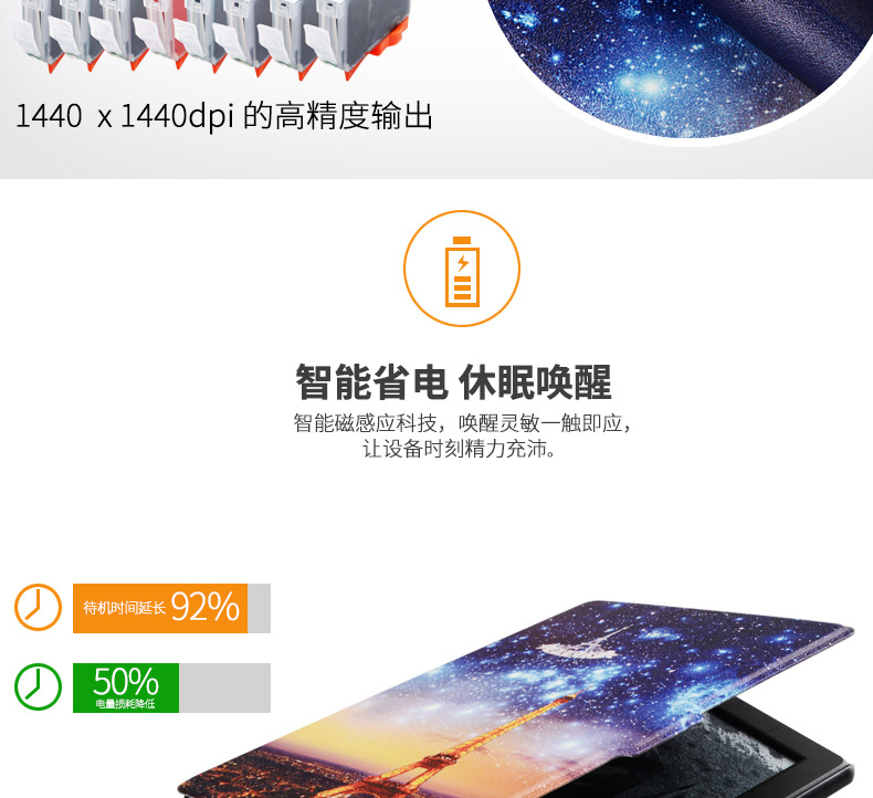 Amazon kindle paperwhite958 bao da bảo vệ vỏ Wake eBook giấy điện tử mỏng - Phụ kiện sách điện tử ốp ipad 4
