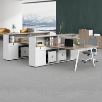 New Finance Desk Sub-Card Block Desk Chair Composition Brief Modern 4 6 Peoples Office