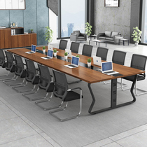 Office furniture conference room desk conference table long table simple modern meeting table and chair combination simple modern