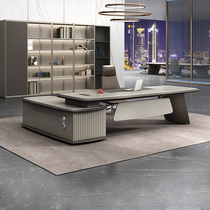 Light Extravagant Boss Table Presidents Table Minimis Modern Manager Senior Large Bandai Atmospheric Light Extravagant Desk Chair Combinations