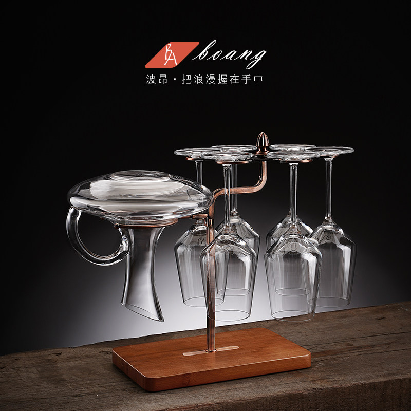 Creative wine glass rack upside down hanging home wine cabinet decoration ornaments European style simple hanging cup holder goblet holder