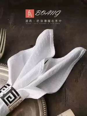 Household cotton wine glasses cloth placemats table mats wipe wine glasses cloth mouth cloth hotel water absorption is not easy to lose hair table