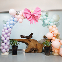 Balloon arch Wedding macaron wedding scene bracket Opening decoration layout Door wedding shop Wedding room