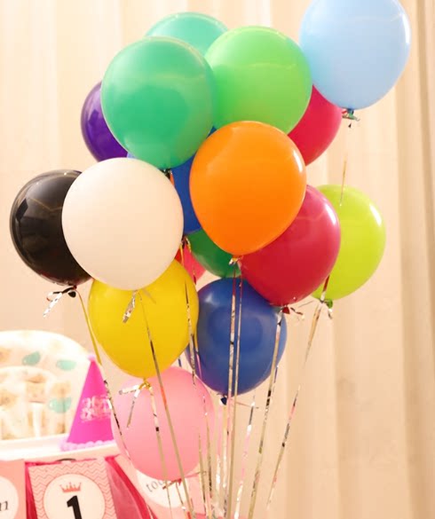 R12 matte 10 inch thickened latex floating balloon wedding room decoration decoration birthday party wedding arrangement
