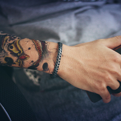 Original retro-ancient male and female couples fashion personality bracelet three-wire bracelet couples opening bracelet