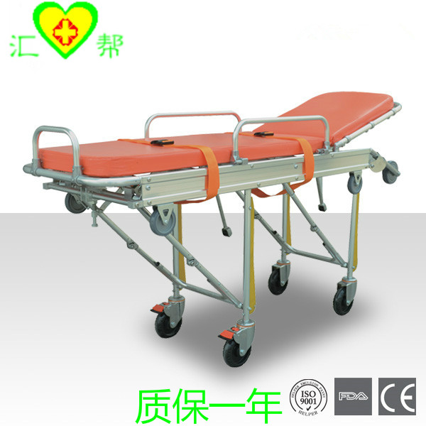 Fully automatic car stretcher ambulance stretcher cot stretcher with just thrust to push up the car