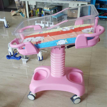 Hospital Stroller Moon Club Center Crib Maternity Ward Baby Stroller Newborn Care Bed Lift Tilt