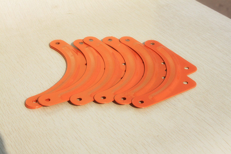 Aluminum alloy herringbone ladder accessories Foot cover pull cloth strip Ladder universal fixed triangle iron rod