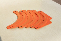 Aluminum alloy herringbone ladder accessories foot sleeve pull strip ladder universal fixed triangular iron tie rod