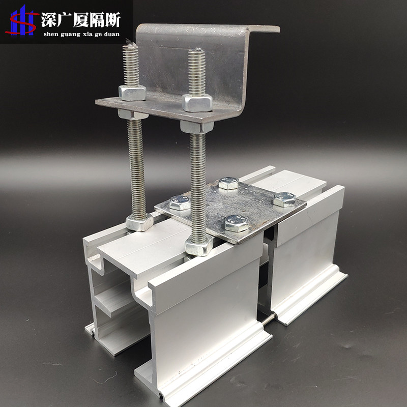 Hotel activity partition track Aluminum extrusion material Hardware accessories Lifting guide rail High load-bearing sliding door slide hanging wheel maintenance