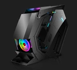 Играть в Jia Zhan Machine Case Case Case Case Cafe Cafe Cafe Water Cold Steb Glass Total Transparent ATX Board Internet Cafe