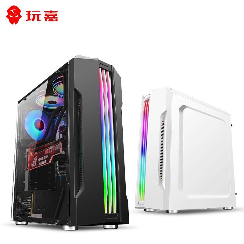 Sailing 3 desktop computer case host case RGB light bar small host case MATX office electric competition side through host case