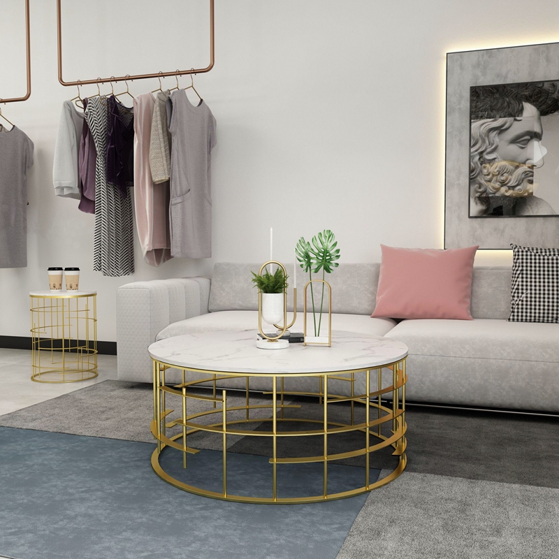 Nordic tea few small household types of small tea table glass light luxury tea table