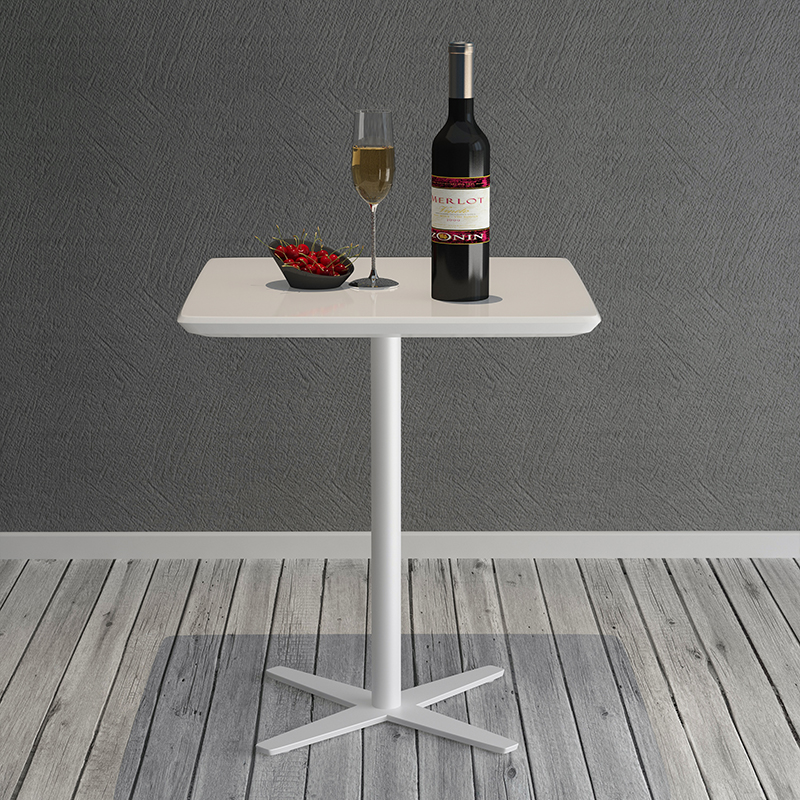 Nordic living room sofa side table white European square corner table marble balcony mobile coffee table coffee table