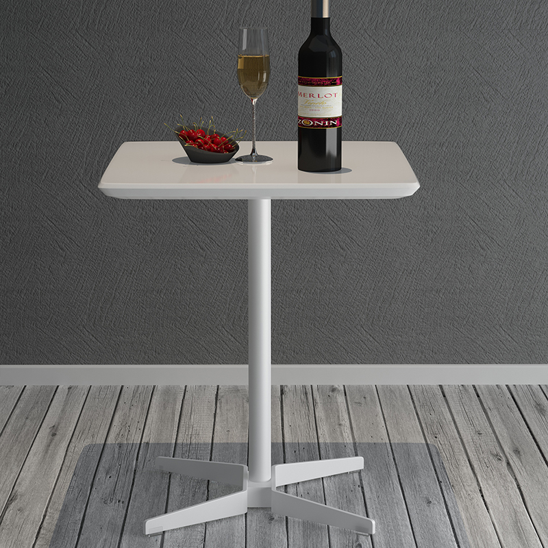 Simple and modern square solid wood marble countertop small dining table multifunctional fashion all-match personality small square table