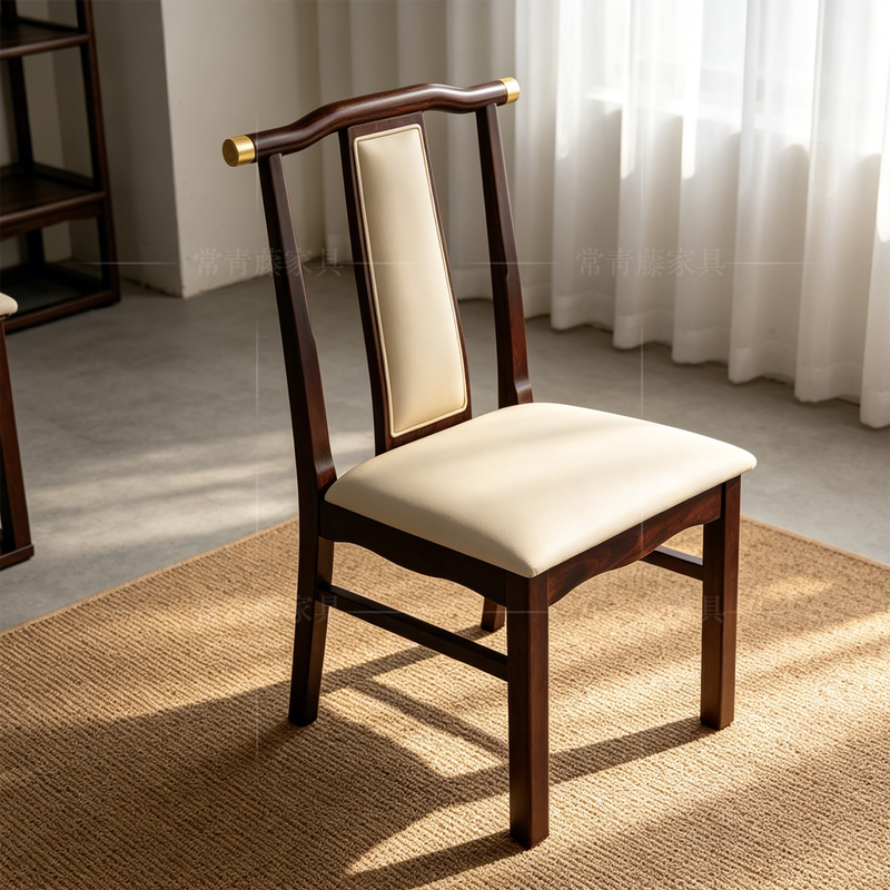 New Chinese-Style Restaurant Home Hotel Dining Table Set with Solid Wood Chairs, Large Model, Fully Assembled Backrest Chair with Soft Cushion Seat New Chinese-Style Restaurant Home Hotel Dining Table Set with Solid Wood Chairs, Large Model, Fully Assembled Backrest Chair with Soft Cushion Seat