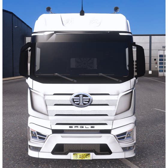 Euro Truck Simulator 2 Mod: Jiefang J7 Domestic Truck with Container Chassis, Domestic Truck Head, European Truck Simulation 2 Mod