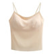 Ice Silk Seamless Camisole ສໍາລັບແມ່ຍິງ Xia Mei Back with Padded Bra All-in-one Thin Bottoming Tube Top