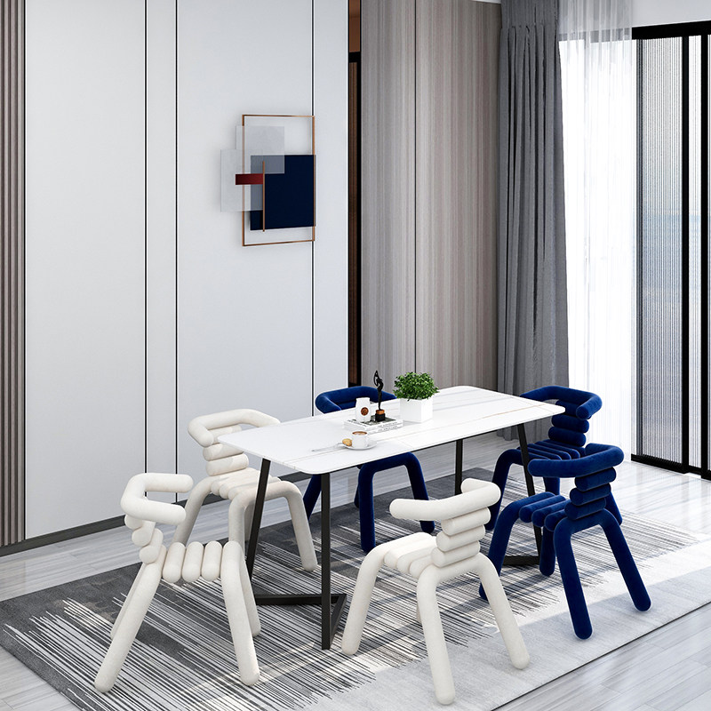 Wise Jin Artisan Nordic Light Extravagant Dining Chair Extremely Minimalist Furniture Cafe Table And Chairs Net Red Benches Designer Creative Chair