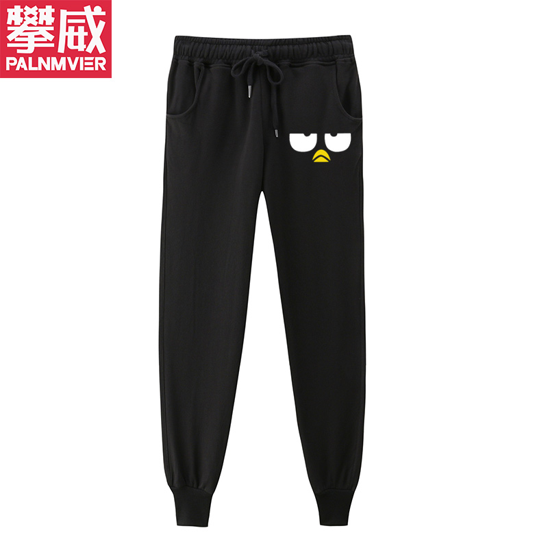 sanrio BadBadtz-maru cool penguin peripheral clothes Sports casual pants Wei pants men