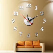 Modern Large Wall Clock 3d Mirror Sticker Unique Big Number