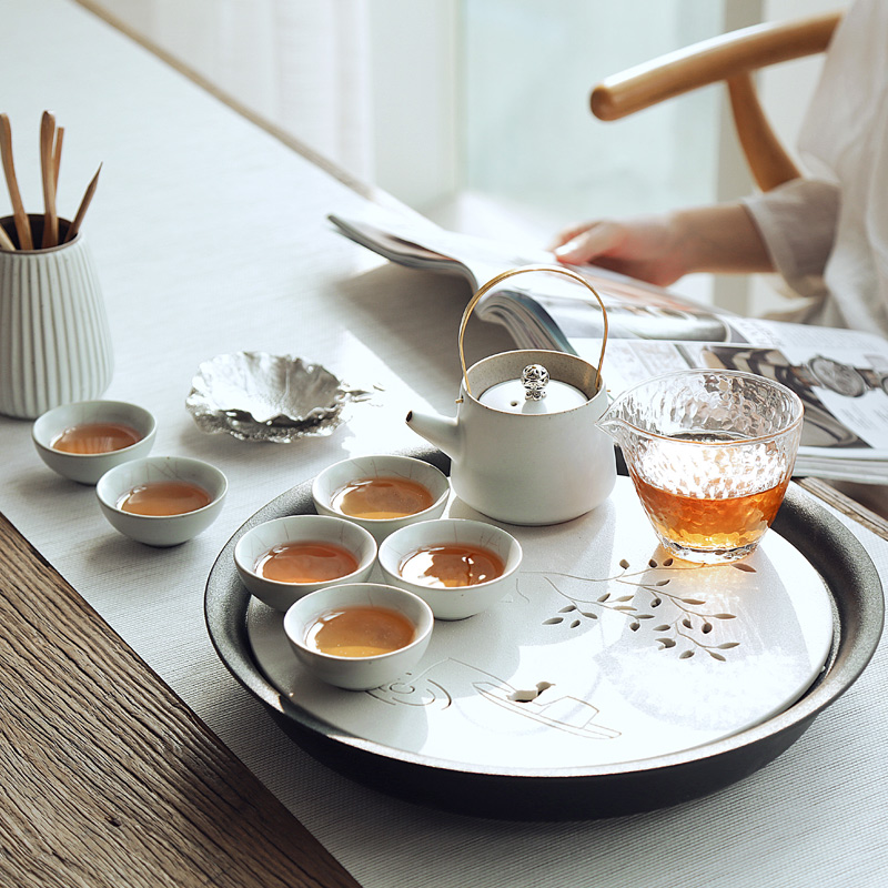 Ceramic teapot TaoZi household kung fu your up copper girder pot of Japanese zen tea restoring ancient ways is I and contracted