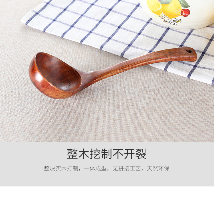 Xẻng gỗ xẻng đặt tay cầm thìa gỗ không làm tổn thương nồi xẻng gỗ không dính gỗ xẻng gỗ đặt bếp - Phòng bếp chảo gang bếp từ