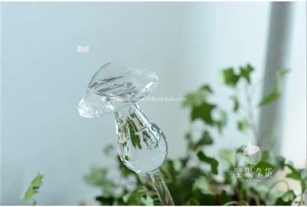 Thủy tinh trong suốt lười biếng thiết bị tưới nước trọng lực thấm nước tự động tưới vườn cung cấp trang trí sáng tạo Zakka dây nước tưới cây
