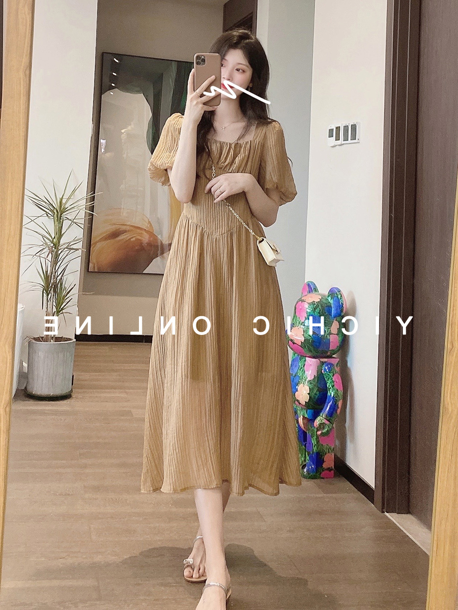 C8889 2100K VÁY ĐẦM LIỀN THÂN NỮ JIARELA TAY PHỒNG MÙA HÈ THỜI TRANG NỮ G05 SẢN PHẨM MỚI
