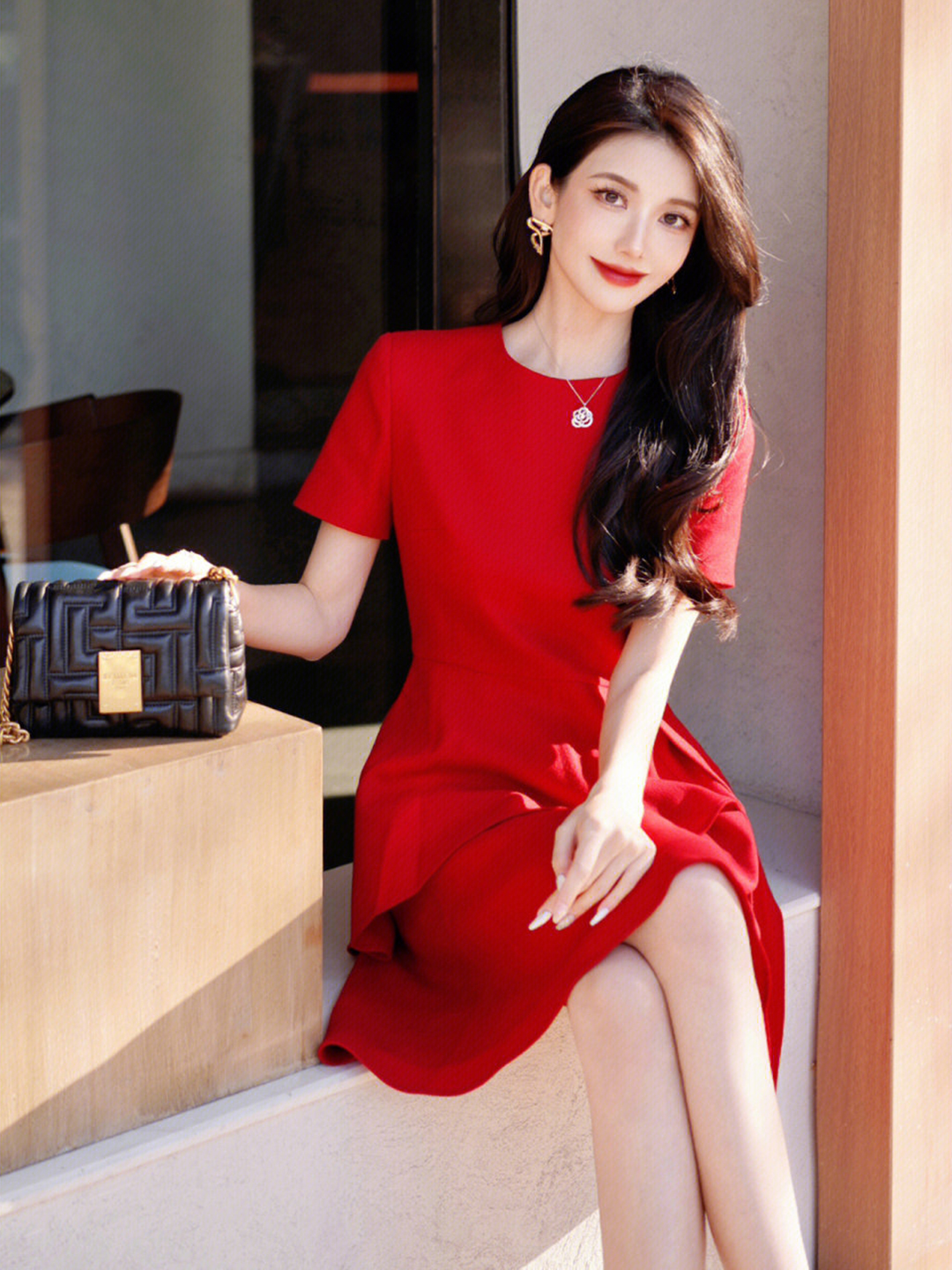 C8687 1780K VÁY ĐẦM LIỀN THÂN NỮ JIARELA MÙA HÈ PHỤC CỔ CỔ ĐIỂN THỜI TRANG NỮ G05 SẢN PHẨM MỚI