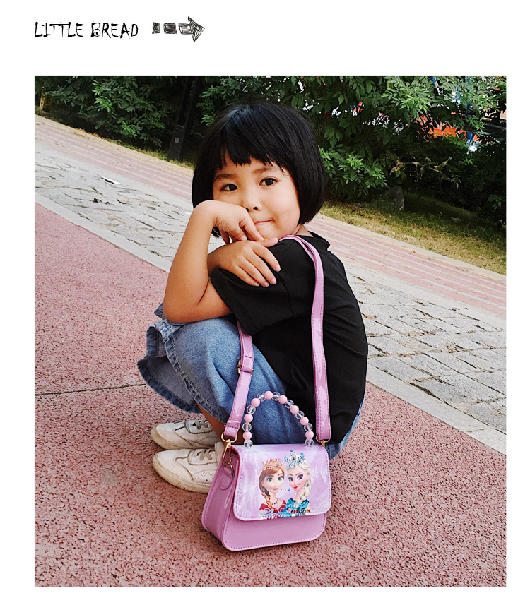 Túi mới dành cho trẻ em Frozen Công chúa thời trang Túi bé gái Túi mini Messenger Tote bé dễ thương - Túi bé / Ba lô / Hành lý túi đeo chéo trẻ em