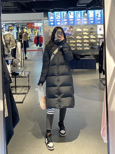 Puma, демисезонный бархатный удерживающий тепло длинный спортивный пуховик с капюшоном, утиный пух