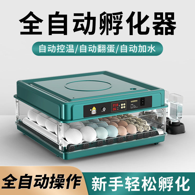 小型家庭用全自動孵卵器、インテリジェント卵孵卵器、ヒヨコ、ウズラ、オウムの卵用孵卵器。