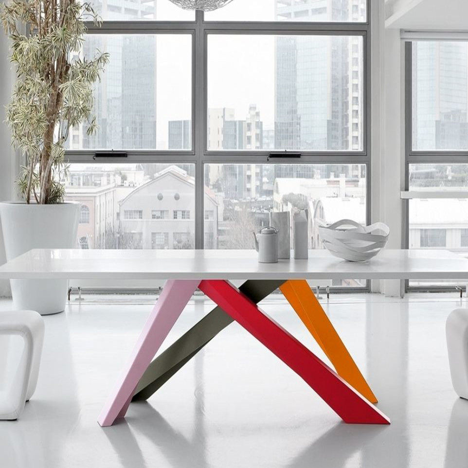 Nordic simple desk designer solid wood workbench personality creative calligraphy and painting table conference table modern long table