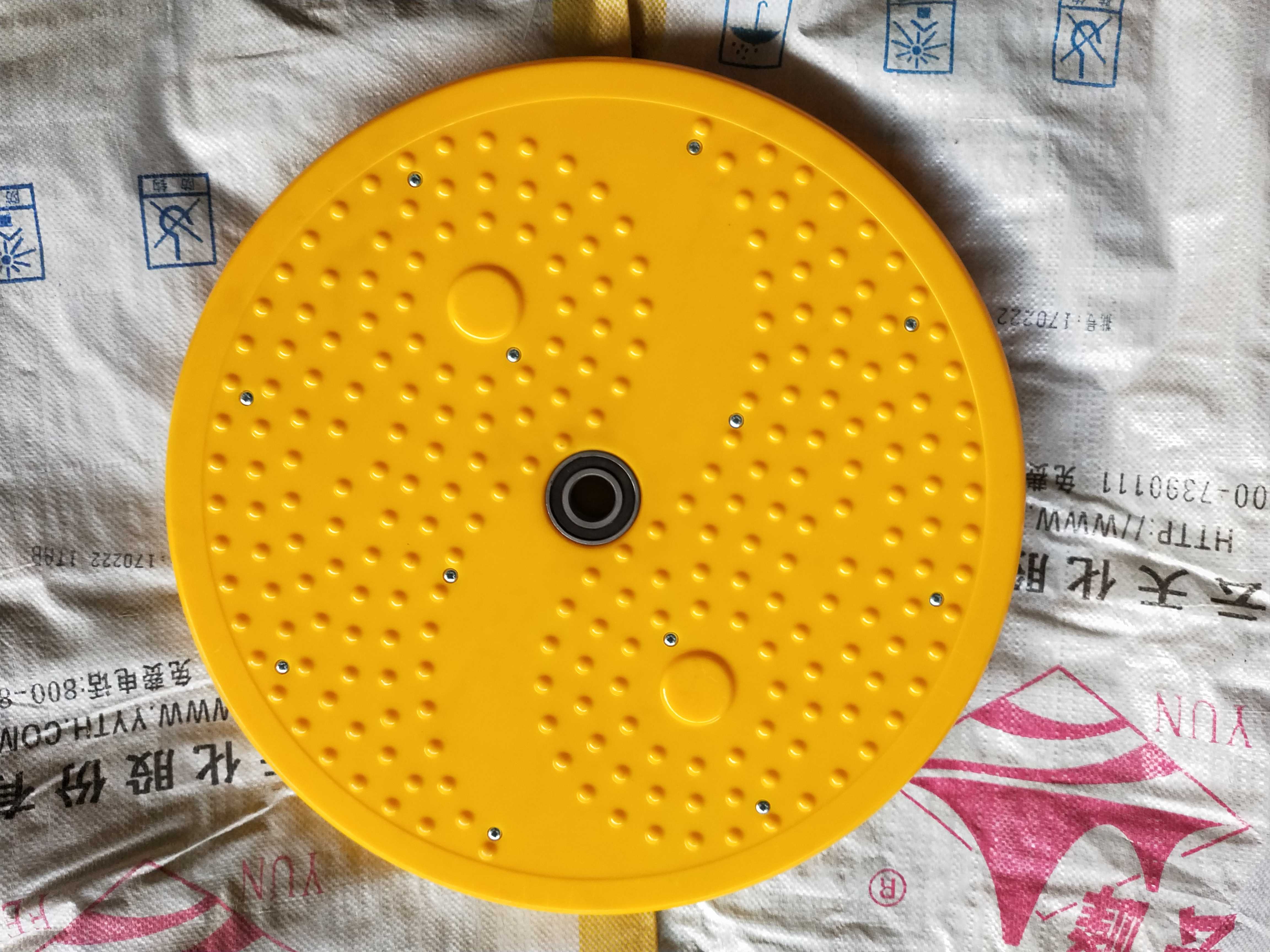 Outdoor Fitness Equipment Accessories Tai Chi Kneading disc Path Repair Tai Chi Mover Plastic Disc Square Community Push Disc