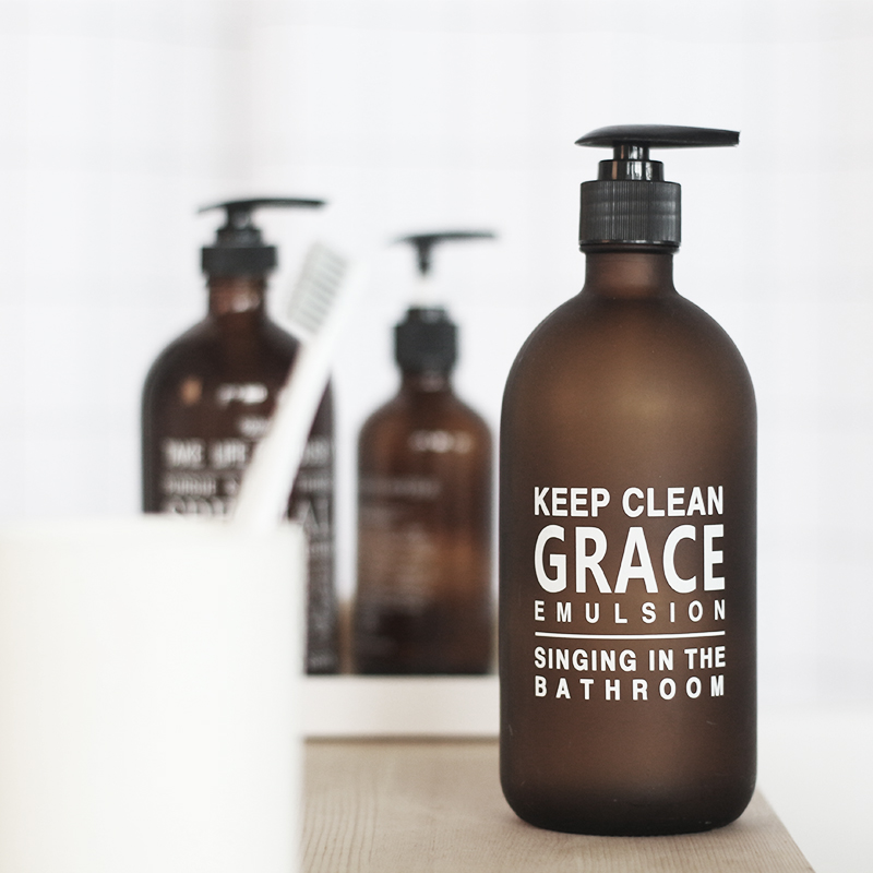 Nordic Lotion Bottle Cosmetics Split Bottle Suit Shampoo Bottle Wash Shampoo Bottle body lotion Bath Lotion press Packing Bottle