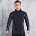 Cộng với áo thun thể thao dài tay chất béo XL thể thao nam chất béo chạy thể thao chất béo thun thun rộng cộng với nhung dày bigsize nam Cực lớn