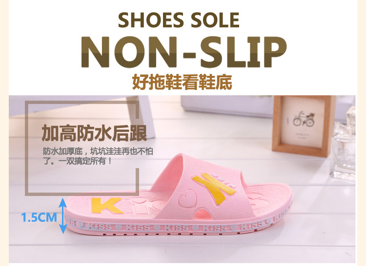 Dép nam mùa hè Phòng tắm trong nhà Phòng tắm từ chống trượt Trang chủ Soft Soft Cặp đôi bằng nhựa Dép và dép phiên bản Hàn Quốc dép nam hàng hiệu