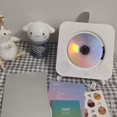 壁挂式cd机韩国同款蓝牙cd黑胶专辑播放器便携学生英语光盘学习机