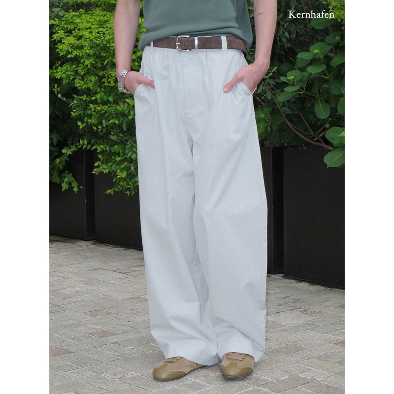 The Mission of a Versatile Pair of Pants: Faux Denim Casual Pants |   Kernhafen